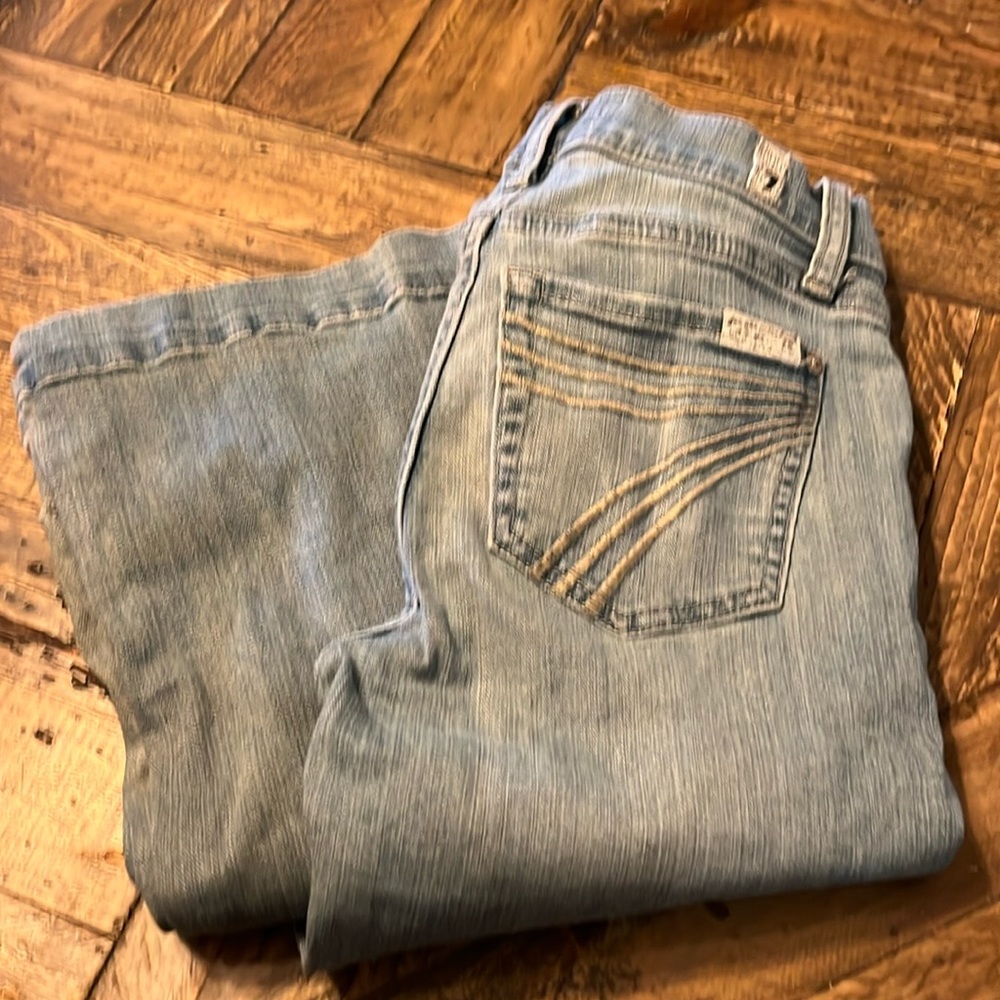 7 For All Mankind Dojo Tailorless Jeans sz 24